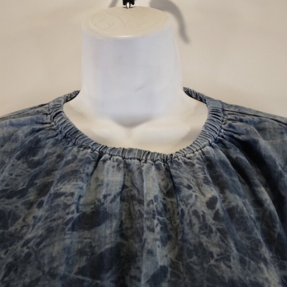 Cloth & Stone Chambray 100% Tencel Long Sleeves Blue Top Size S - Picture 6 of 12